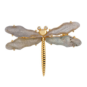 PRVSBR008-1 Брошь (Ag 925)